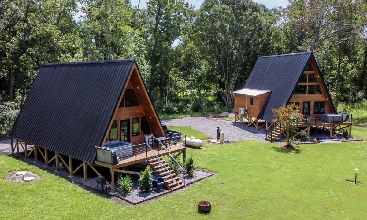 New Iberia Cabin | 2 New A-Frames by Rip Van Winkle w/Hot Tub