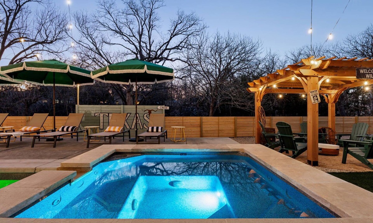 Round Rock West House | 5BR Oasis w Pool, Spa & Fire Pit