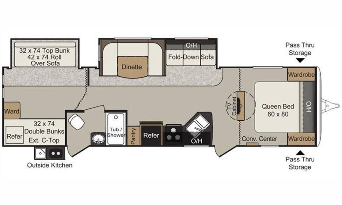 Hopedale House | Bayou Slam's Camp Cocahoe Camper #1 Rental 2015 Keystone Passport 3220BH