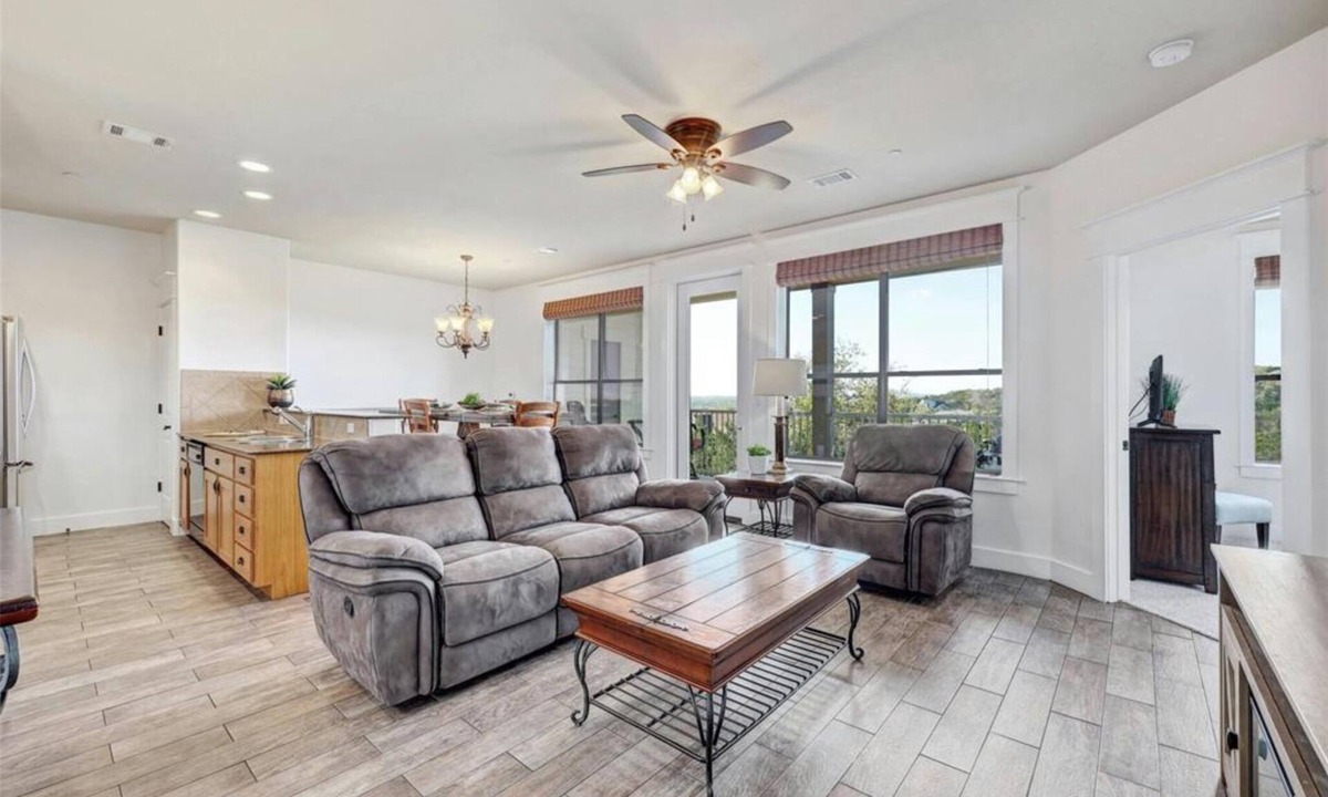 Jonestown Condo | Charming Villa on Lake Travis in Hill Country at Hollows Resort, Pools, Trails, Marina