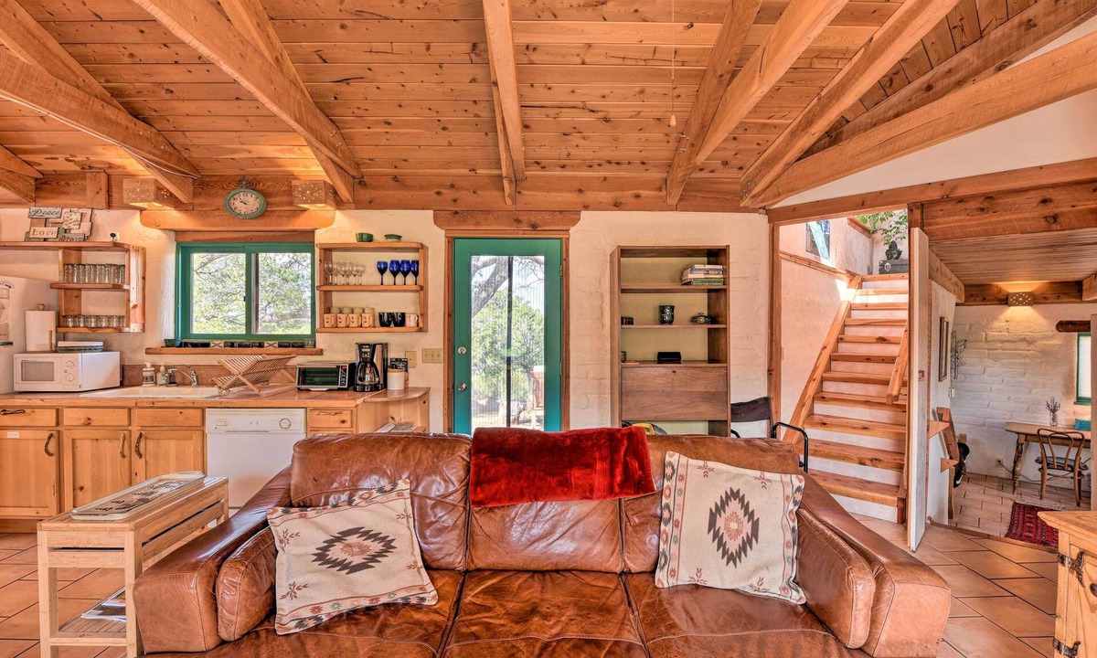 Baca Grande Cottage | Eclectic Adobe Crestone Cottage w/Patio + Yard!
