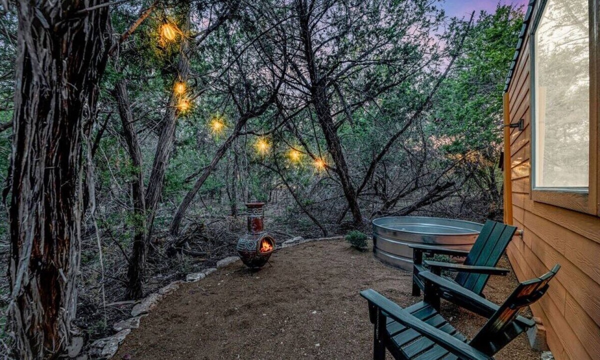 Driftwood House | Hill Country Tiny Home | Cowboy Pool