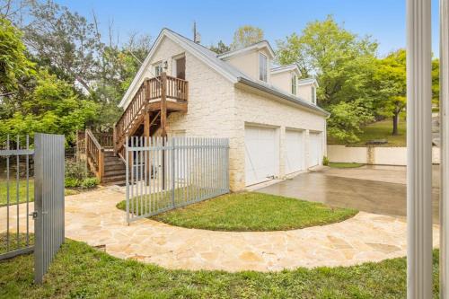 Hunt House | Inviting Waterfront Home with Pool, Patio, Fireplace, W/D, & Dog-Friendly
