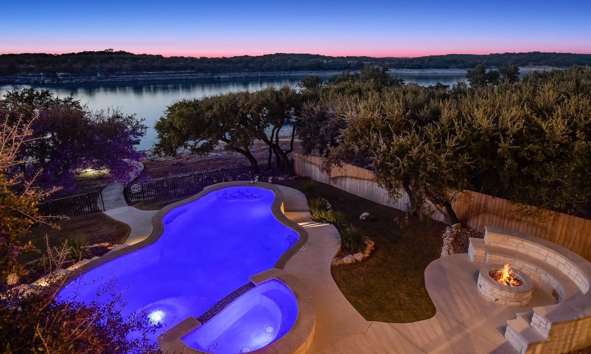 Highland Lake Estates House | Lake Travis Waterfront Resort - Deep Water Dock, Pool, Hot Tub & Pickleball