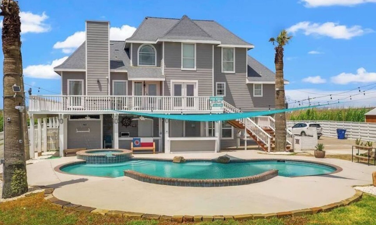 Surfside Beach House | Luxury Beach Estate Ocean view, Pool, 360° Deck&Beach Access 20%off last minute