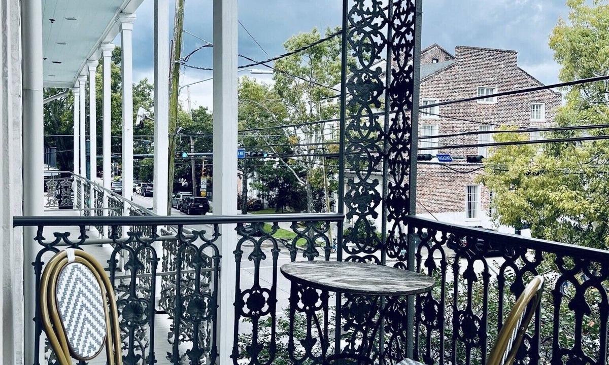 Lower Garden District Bed & Breakfast | Magazine Street Balcony + History & Style