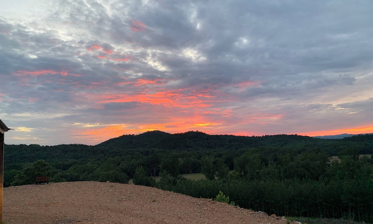 Pine Ridge House | Mountain Top Sunsets on 12 secluded acres! Brand new house finished in 2026