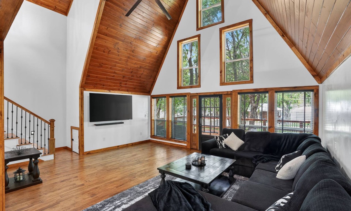 Lake Whitney House | New A-Frame Cabin · 3BR · Secluded Wooded Lot