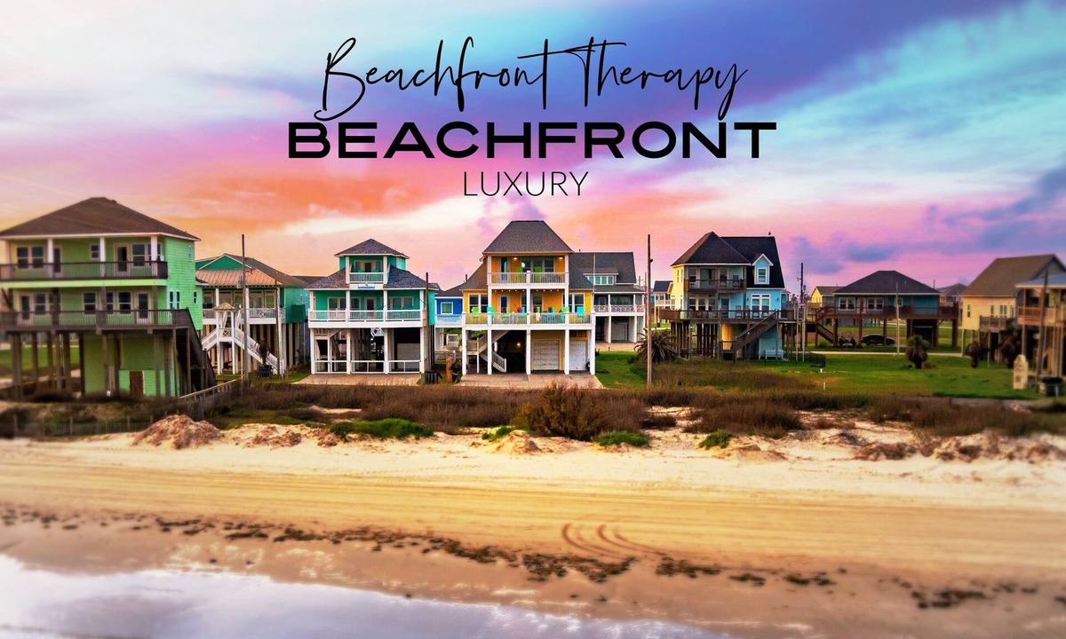 Port Bolivar House | New! Beachfront*Spectacular Views*4 bdrm House*Sleeps 14
