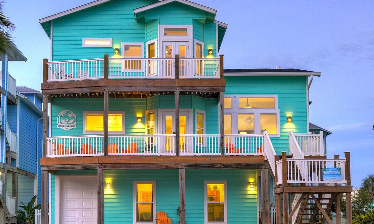 Sand Point House | Ocean views from two decks + beach boardwalk across the street + heated pool