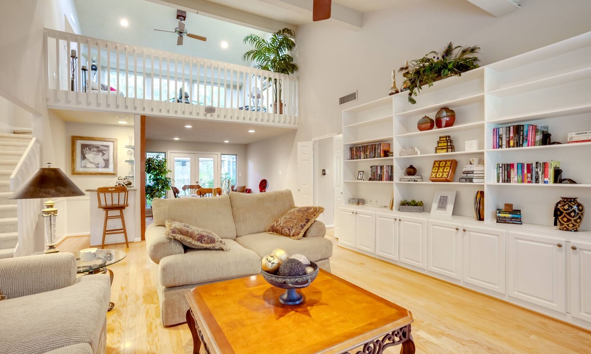 Grogan's Mill House | Serene + Spacious Spring Home w/Forest Views!