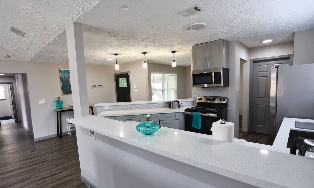 La Porte House | Spacious Home + Quiet Nbhd w/ Parking & Queen Beds + Central Location