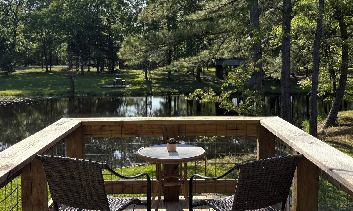 Lufkin Cabin | The Goat Shack Waterfront Cabin on Stocked Pond minutes to Downtown Lufkin