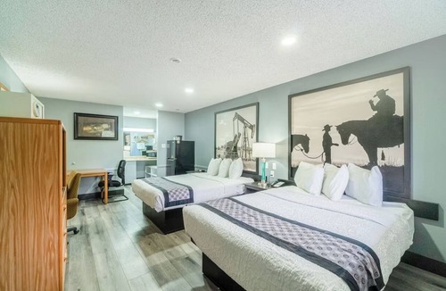 Ira Hotel | 2 Queen Beds with Kitchenette + Free Parking — Great Base for Snyder Town & Golf