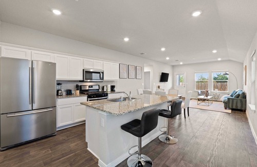 Pflugerville House | 3BR Luxury Furnished Home｜Smart System｜Private Yard｜20 Mins to Austin #42153