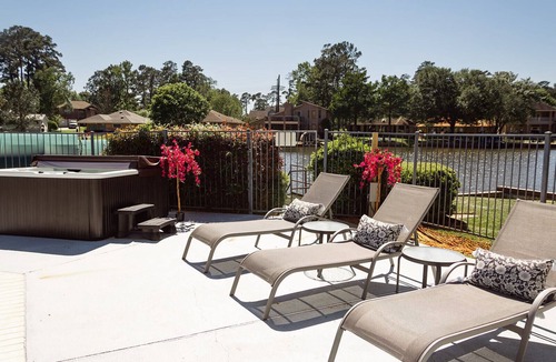 Walden on Lake Conroe House | Aug AVAIL BlueWalden waterfront, 5 ensuite bd-ba, pool-spa, NEW DOCK