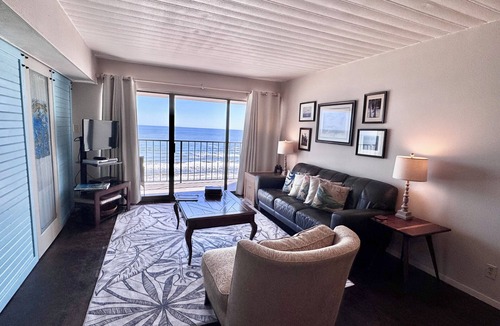 Galveston Condo | Beach Front + Magnificent View + Huge Balcony + Pool + Tennis