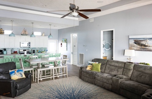 Port Bolivar House | Beachfront, Huge Deck and Private Heated Pool