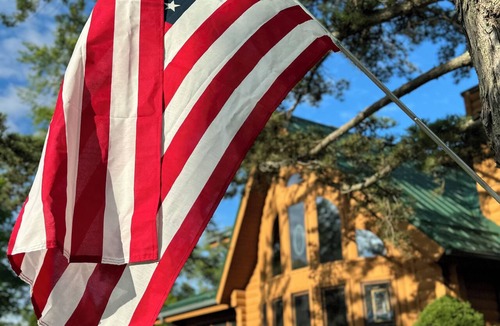 Oscoda House | Beautiful Beachfront Custom Log Cabin on Lake Huron
