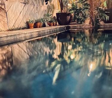 Treme Bed & Breakfast | Boutique Guesthouse King Suite balcony and Pool
