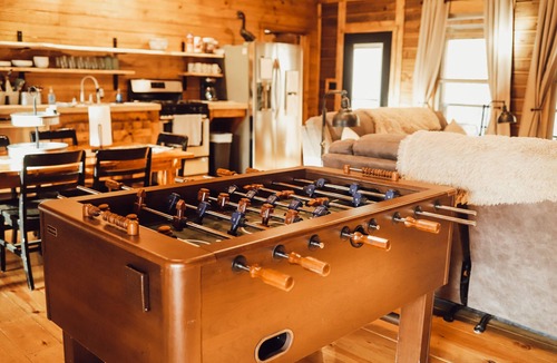 Combs Cabin | BUCKEYE Creekside Cabin Ride to the trails from the cabin