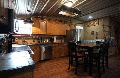 Bridgeport Cabin | Camp QYB Retreat: Private Cabin and Lake House, Hot Tub, Lake Front