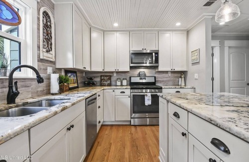 Biloxi House | Charming Coastal Home with Pool and Walk-to-beach Access