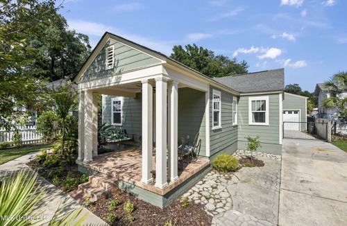 Biloxi House | Charming Coastal Home with Pool and Walk-to-beach Access