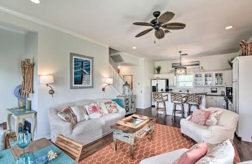 Pirates Beach West House | Coastal Galveston Home 2 Balconies, Walk to Beach