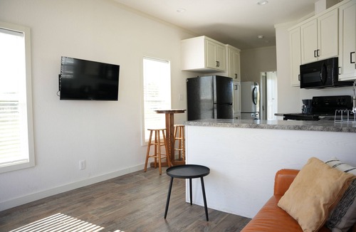 Wyldwood Cabin | Comfortable Tiny Home in RV Park. Near Bastrop & Austin