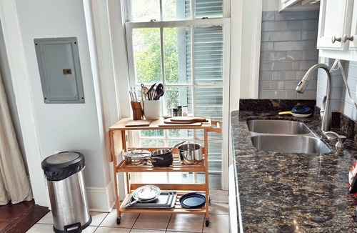 Arts/Warehouse District Apartment | Courtyard Balcony Condo/Walk to Convention