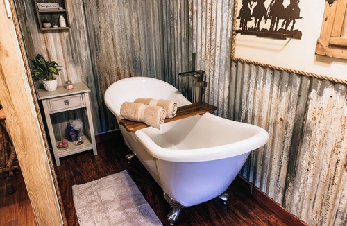 Marietta Cottage | Creekside Cottage - a beautiful cottage covered in cedar