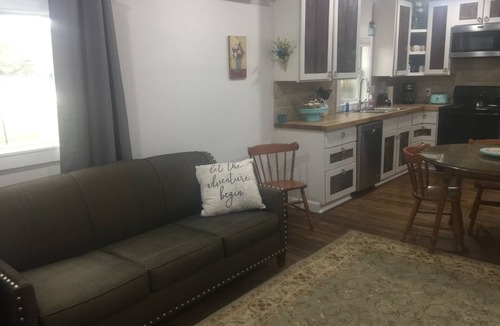 Camp Wood House | Cute, comfortable, cottage, huge shade trees, fenced yard