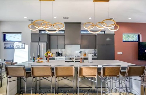 Chestnut House | Downtown Designer Estate | Heated Pool/Spa+Theater