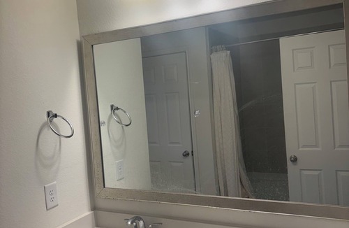 Katy House | Enjoy the Master bedroom, bath, and closet in one room , Crystal Lagoon, AC