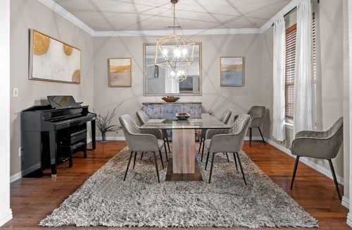 Little Elm House | Estate With hot tub, movie room, corn hole, fireplace, wine!
