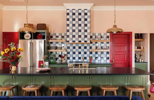 Guthrie House | Experience a cozy, curated stay in our beautifully restored 5BR Schoolhouse and a hydrotherapy massaging hot tub.