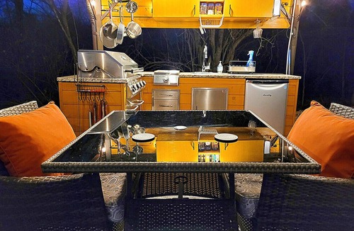 Mid America RV Rental | Fern Dell: A Woodland Glamp - Heated Tent!