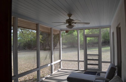 Hunt House | Guadalupe riverfront wooded Hill Country acreage located in Downtown Hunt, TX