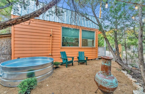 Driftwood House | Hill Country Tiny Home | Cowboy Pool