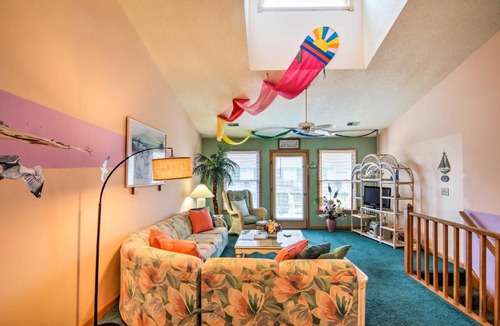 Kitty Hawk House | Kitty Hawk Townhome at Sea Dunes - Walk to Beach!