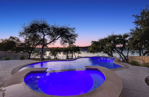 Highland Lake Estates House | Lake Travis Waterfront Resort - Deep Water Dock, Pool, Hot Tub & Pickleball