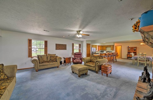 West Livingston House | Lakefront Livingston Home w/Dock, 1 Mi to Launch!