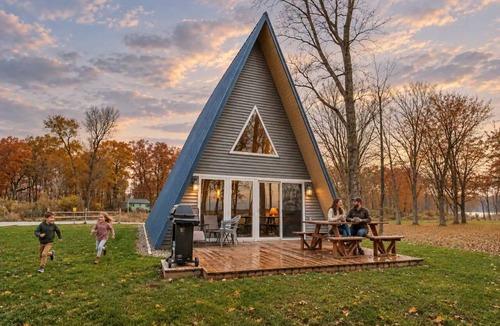 Au Gres Apartment | Life’s a Hoot A-Frame Cabin