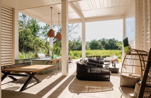 Bay St Louis House | Luxurious Coastal Home with Heated Pool