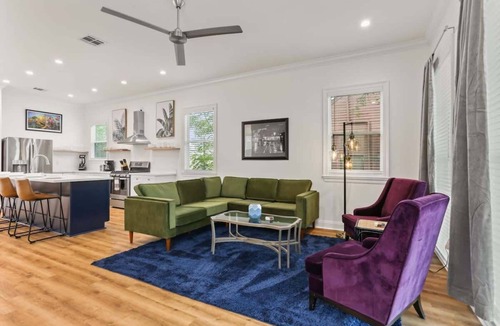 Mid-City House | Luxury 3BD New Build | Gated Parking | Porch+Yard
