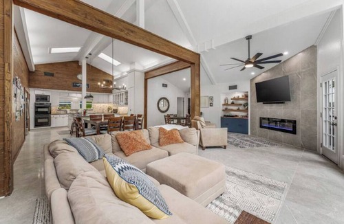 Azle House | Luxury Lakefront Home on Eagle Mountain Lake, Sleeps 14, Hot Tub, Private Dock