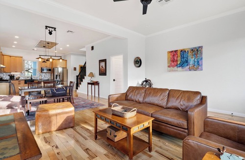 Austin House | Modern Home + Firepit + Balcony + Near East Austin | Chestnut Ember by AvantStay