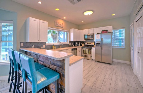 Sand Point House | Ocean views from two decks + beach boardwalk across the street + heated pool