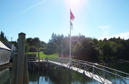 Bernard House | Oceanfront Cape with dock on Bass Harbor